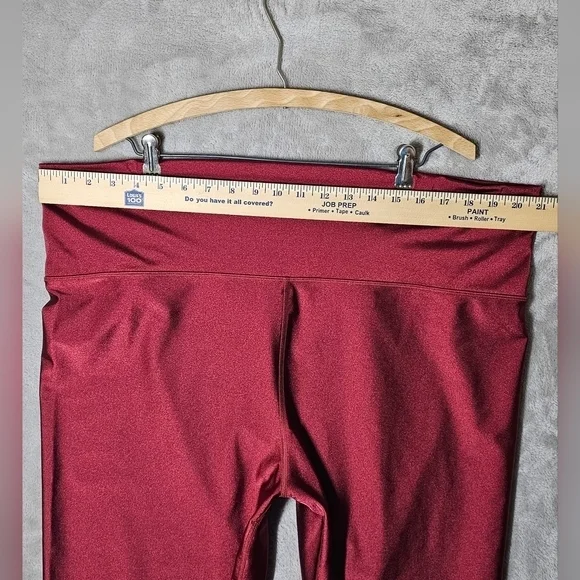 Athleta Women's Elation Shine Tight Leggings Maroon‎ 3X. - Picture 6 of 14